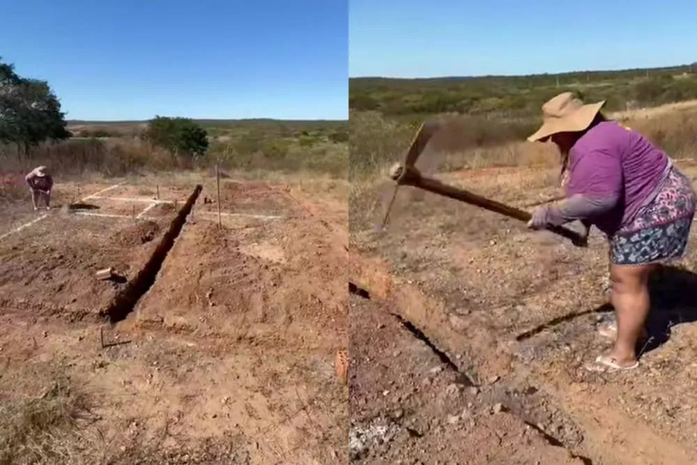 Moradora da zona rural de Piancó pede ajuda para realizar sonho de construir a casa própria