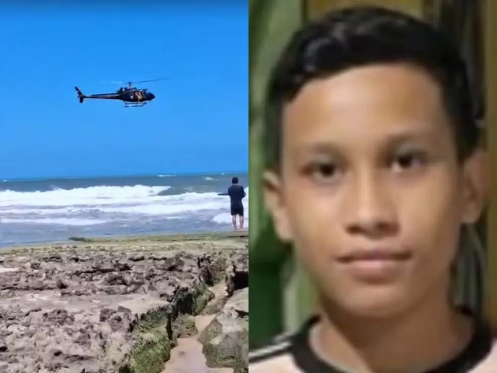 Adolescente de 16 anos, natural da Paraíba, morre após ser arrastado por correnteza em praia do RN