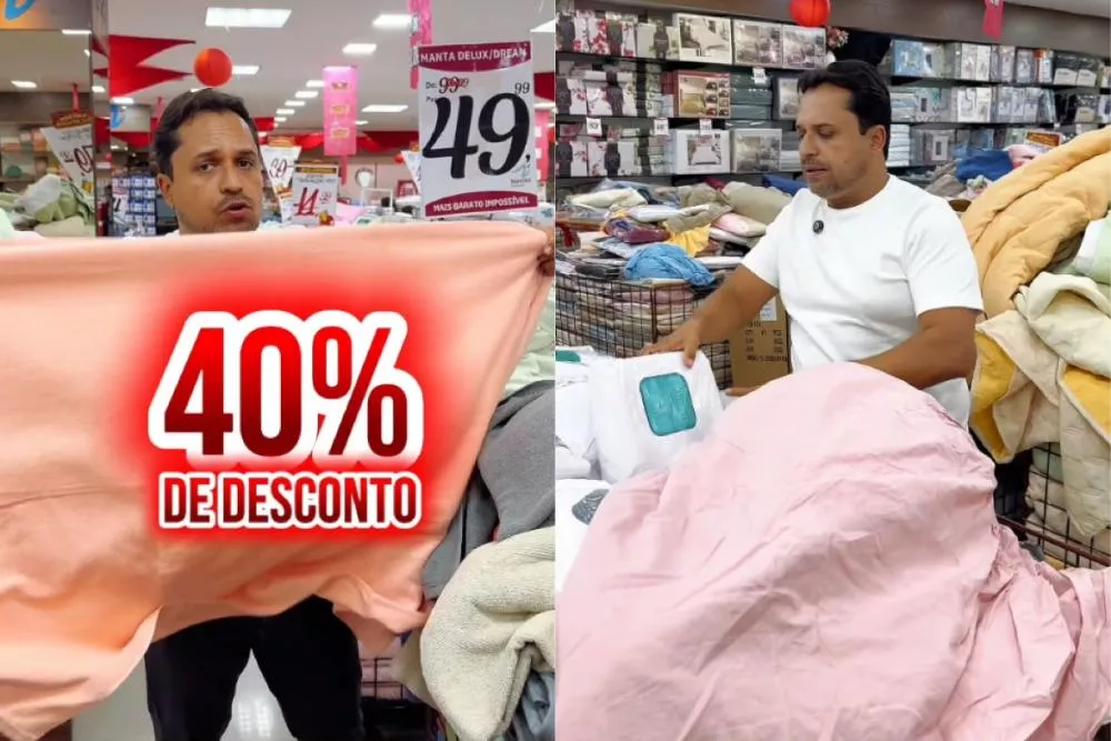 Narciso Enxovais realiza liquidação com 40% de desconto em toda a loja nesta sexta-feira (16), em Patos