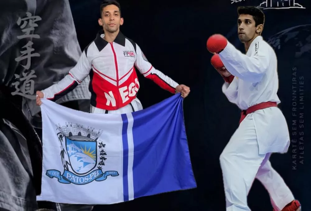 Atleta de Patos, Jonathan Ferreira representará o Brasil no Mundial de Karatê 2026, na Eslovênia