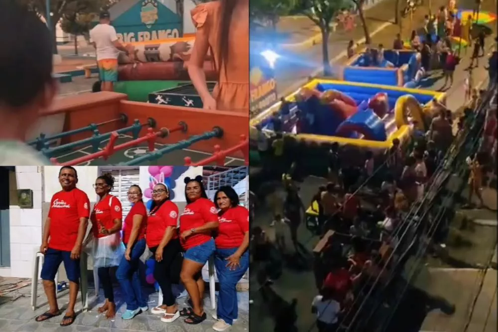 Sopão da Solidariedade promove festa do Dia das Crianças no bairro da Liberdade, em Patos