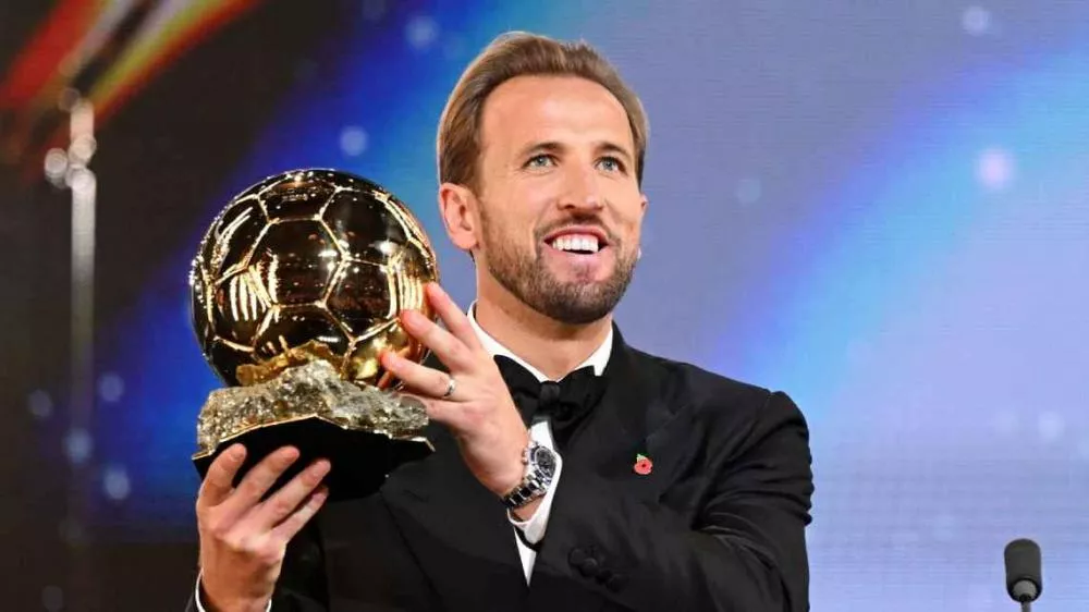 Harry Kane quebra escrita de 25 anos e conquista Bola de Ouro pela primeira vez