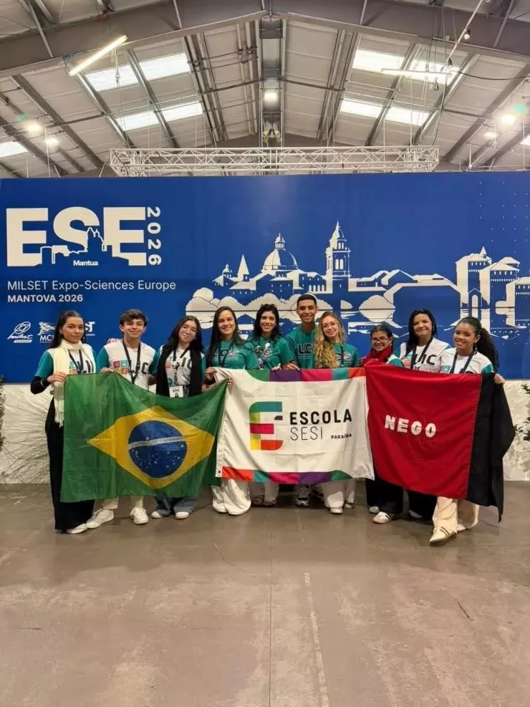 Estudantes de Patos representam Brasil em feira científica na Itália
