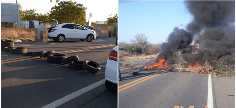 Nesta quarta (11): Manisfestantes agem também no Alto Sertão fechando rodovias