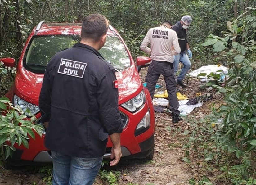 Carro de empresário sousense encontrado morto é localizado em matagal após tentativa de incêndio