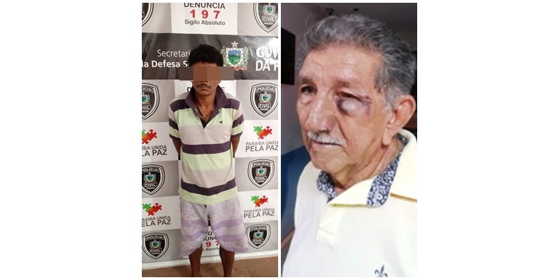 Polícia Civil prende homem que agrediu idoso em Patos