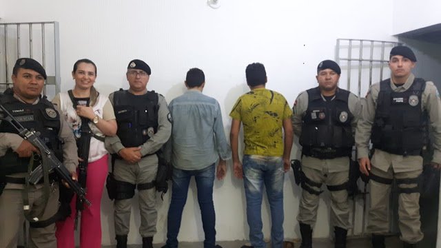 Polícias Civil e Militar prendem suspeitos de assassinato de jovem em Teixeira