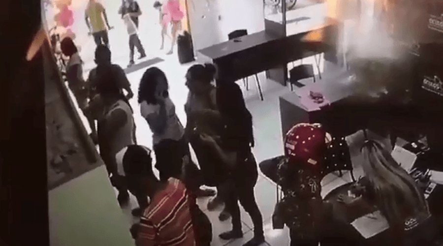 Câmera de segurança registra furto em loja no centro de Patos