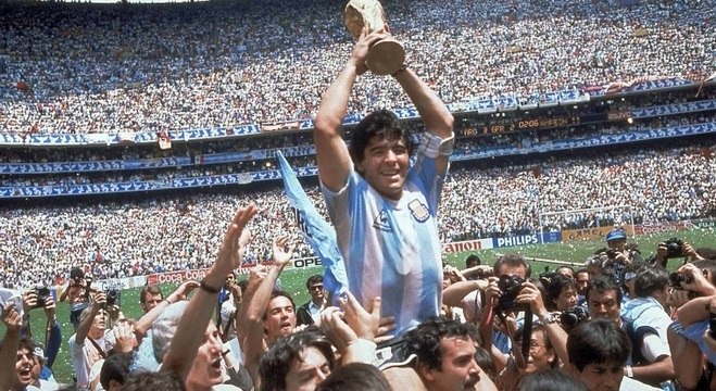 Maradona marcou 493 gols em sua carreira como profissional
