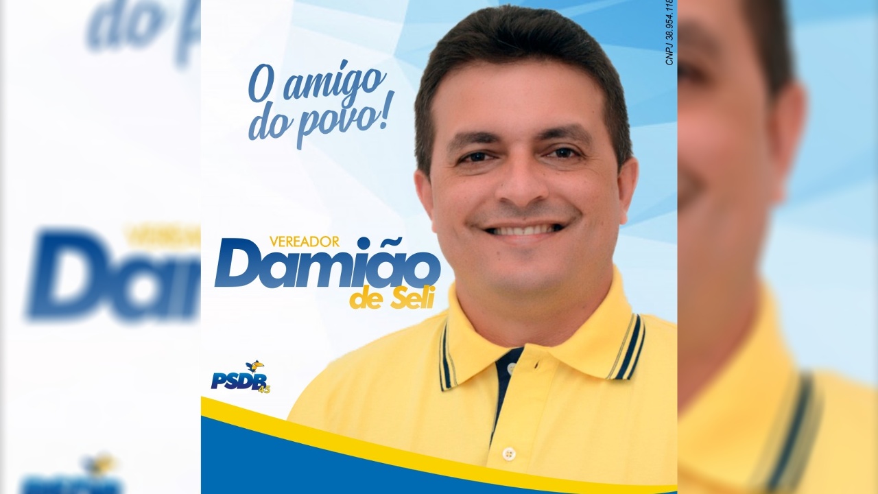 Vereador eleito Damião de Seli coloca seu nome à disposição para disputar a Presidência da Câmara Municipal de Santa Terezinha-PB