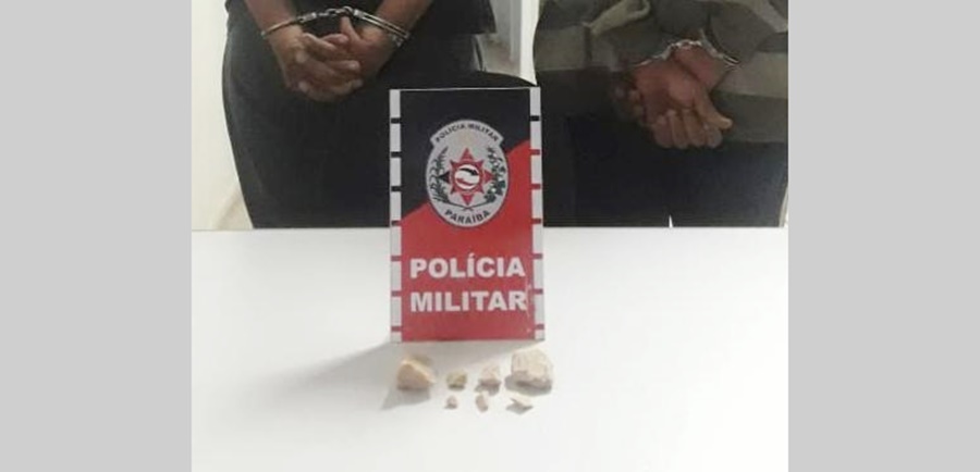 Polícia Militar prende homens suspeitos de tráfico de drogas na cidade de Teixeira