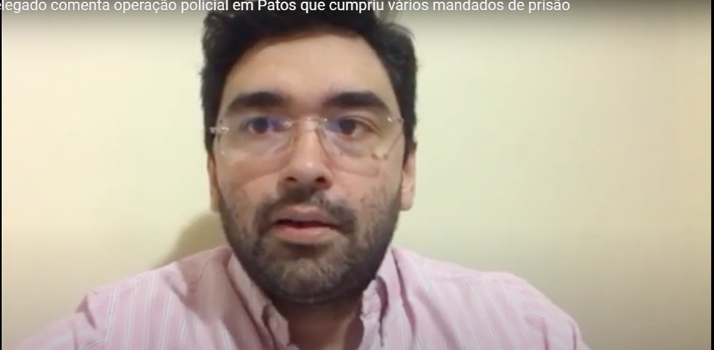 Delegado comenta operação policial em Patos que cumpriu vários mandados de prisão. Veja