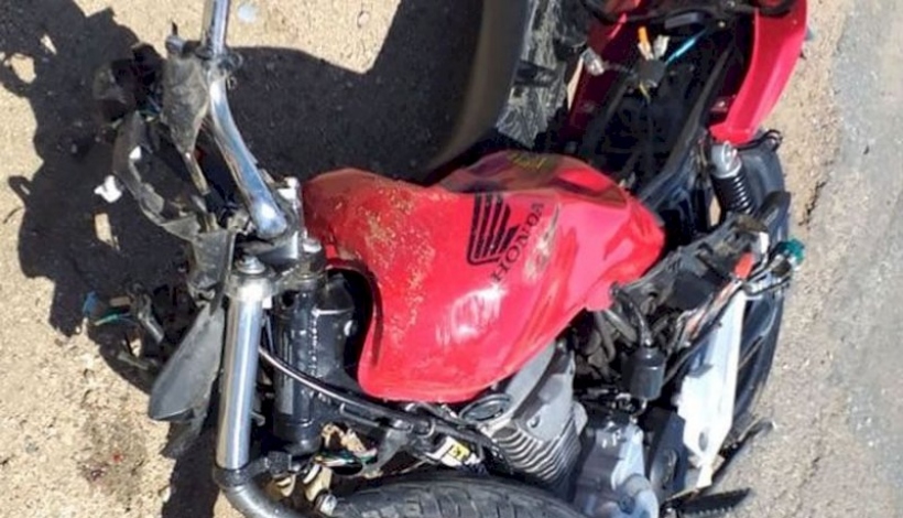 No Sertão: Colisão entre moto e carro deixa um morto na manhã deste domingo (06)