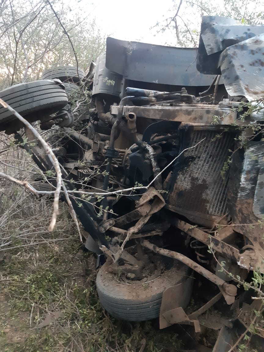 Motocicleta que saiu de estrada vicinal pode ter provocado acidente com carro forte nesta segunda (07)