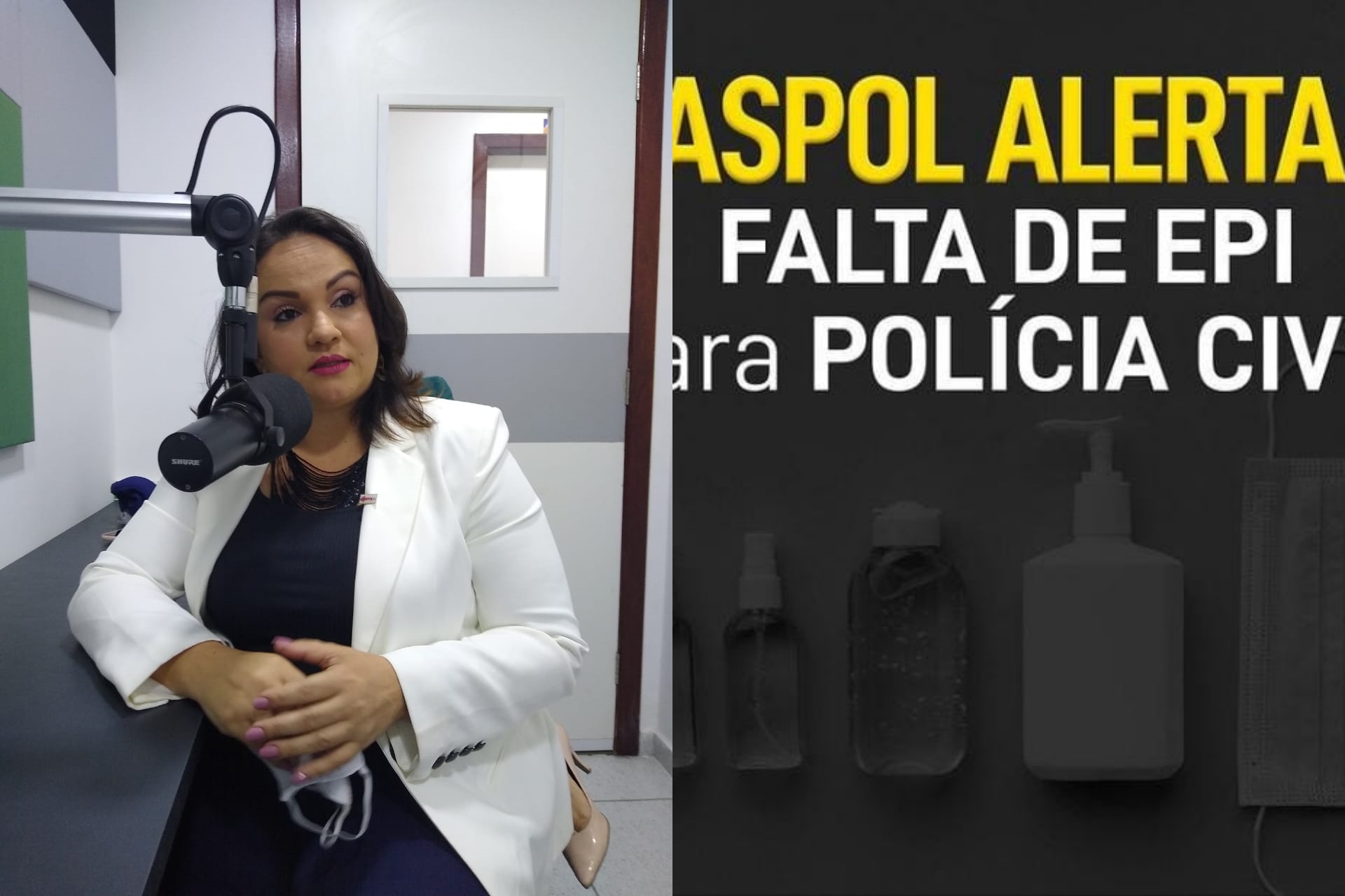 Presidente da ASPOL faz alerta para falta de EPIs para o trabalhos dos policiais civis da Paraíba. Ouça;
