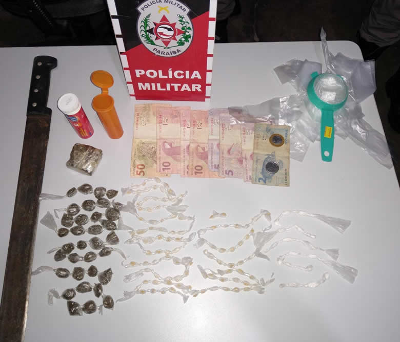 Polícia apreende drogas no Sertão na tarde desta quarta-feira (16)