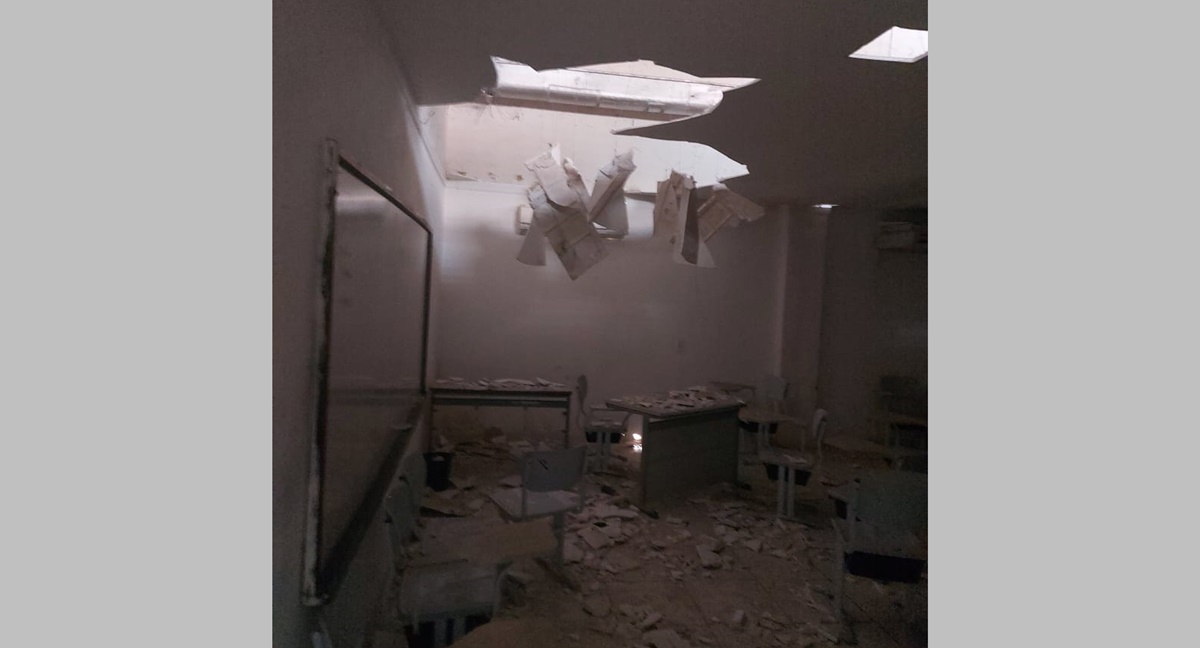 Ladrões promovem estragos e roubam vários objetos na sede da Podium Cursos na cidade de Patos. Veja