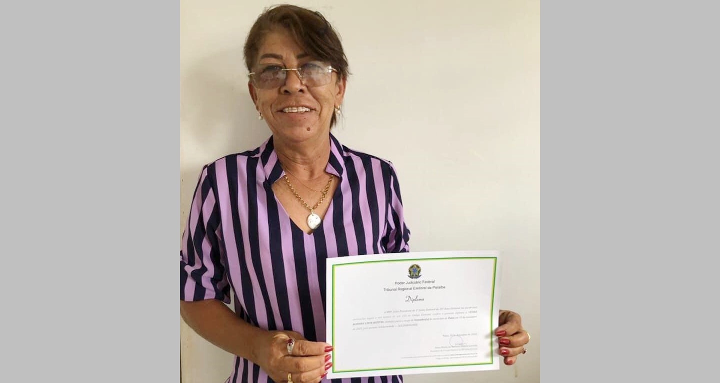 Nega Fofa é diplomada vereadora de Patos e faz agradecimentos nas redes sociais