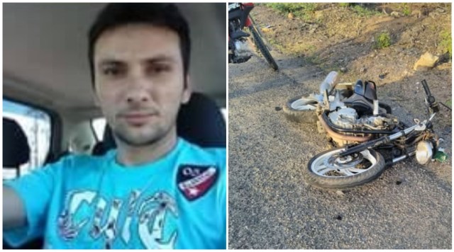 Acidente envolvendo caminhão e moto deixa homem morto no Sertão nesta segunda-feira (21)