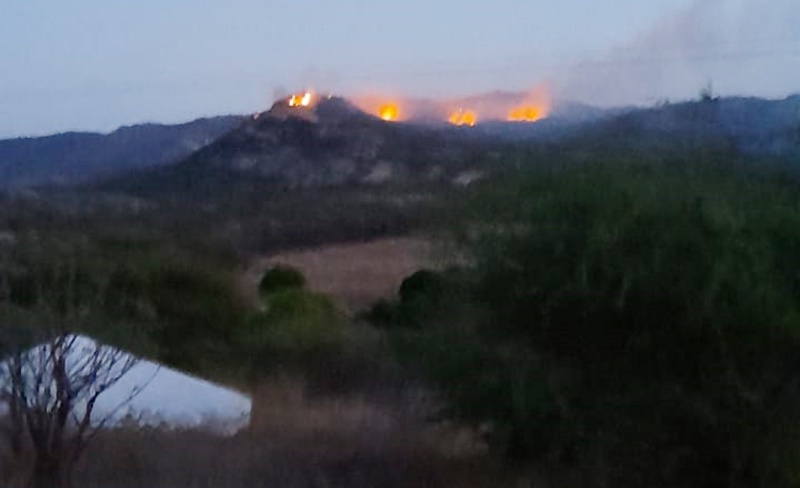 Moradores da zona rural de Passagem denunciam fogo na vegetação e pedem ajuda. Veja