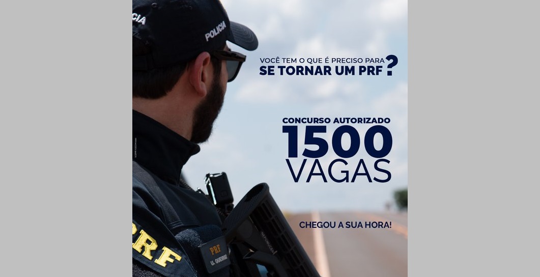 Edital para concurso da PRF deve sair em janeiro do ano que vem