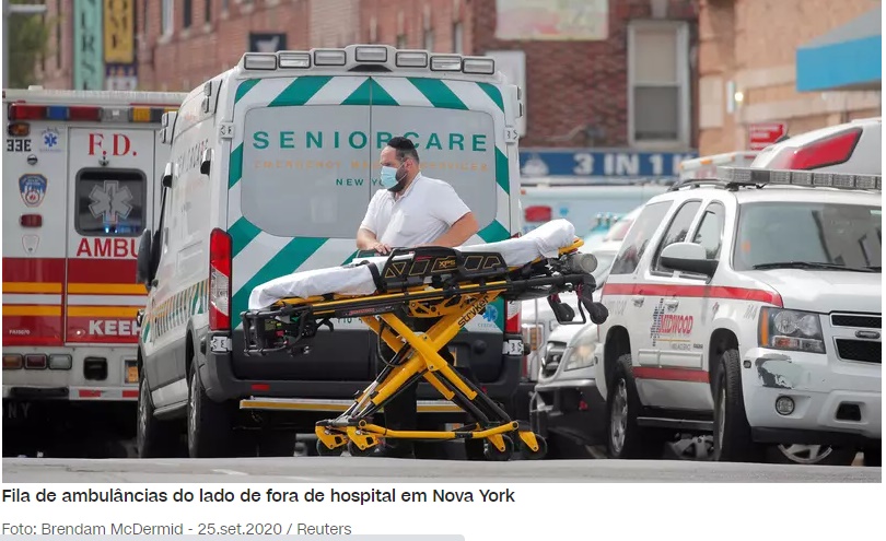 EUA se preparam para colapso total do sistema de saúde após aumento da Covid-19