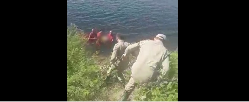 Nesta segunda (04): Mulher se joga no Açude do Jatobá em Patos e Bombeiros evitam afogamento. Veja as Imagens