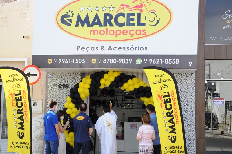 “Nosso diferencial será o bom preço e o atendimento”, relata Marcelo Souto na inauguração da sua loja de moto peças, em Patos