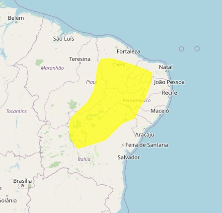INMET coloca Patos e várias cidades do Sertão sob alerta de baixa umidade. Veja