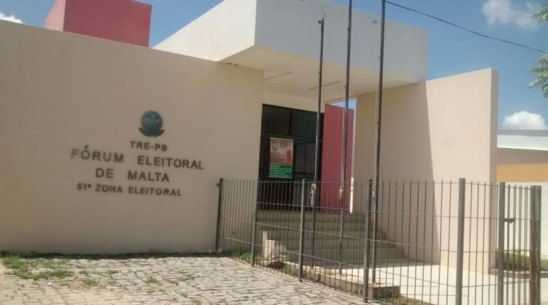 Sede da 51ª Zona Eleitoral de Malta será transferida para Patos a partir de 13 de janeiro