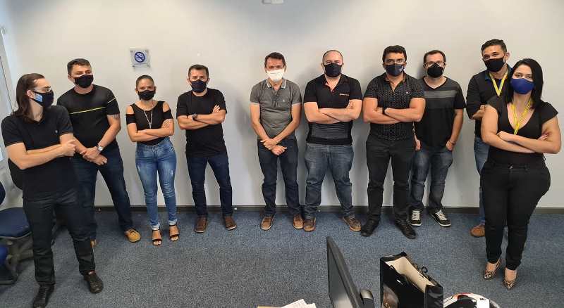 Em Patos, funcionários fazem protesto em apoio ao Banco do Brasil e são contrários ao fechamento de agências e às demissões