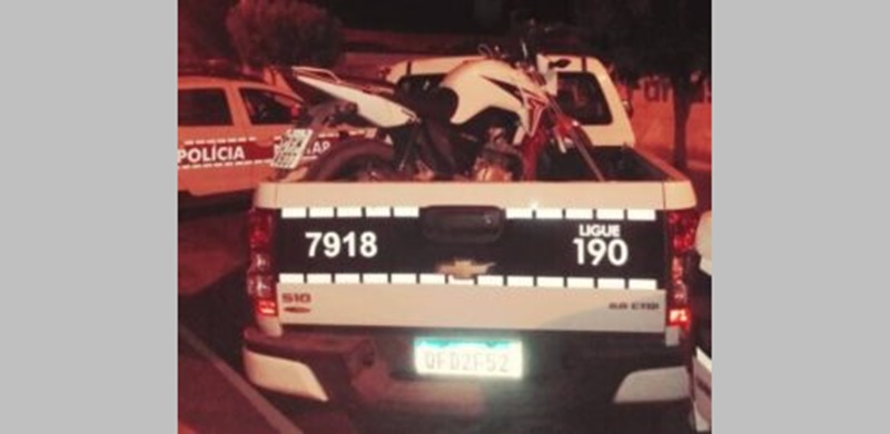 PM recupera motocicleta tomada de mototaxista em Piancó após poucas horas do fato ocorrido