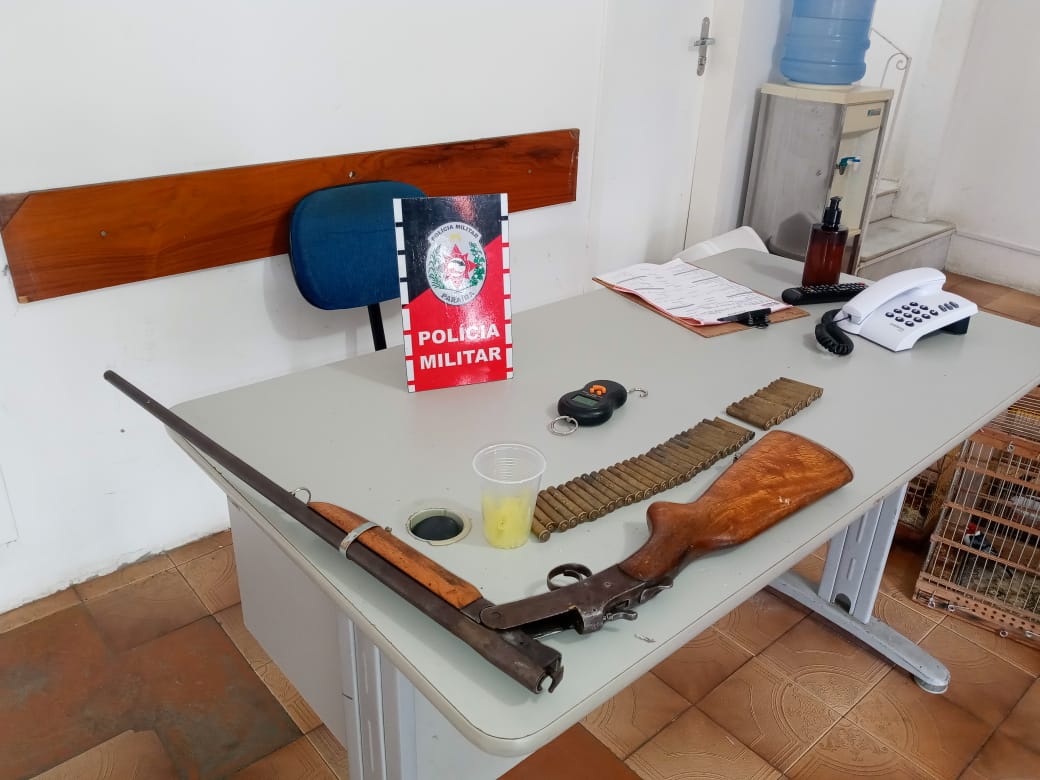 Polícia Militar cumpre mandado de busca e apreensão, em São José do Sabugi e apreende arma de fogo com suspeito