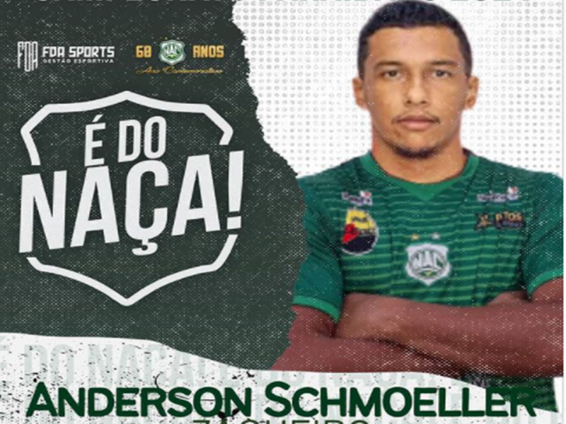 Ex-Campinense, Anderson Schmoeller chega para a zaga nacionalina