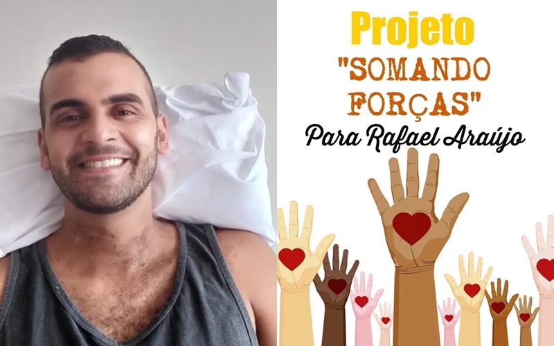 Professor de educação física realiza campanha para custear tratamento após acidente em piscina