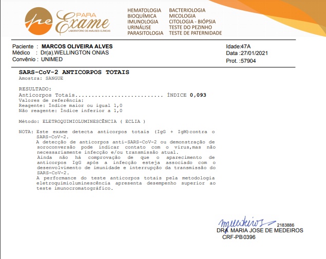 Jornalista Marcos Oliveira testa negativo e não está com a covid-19