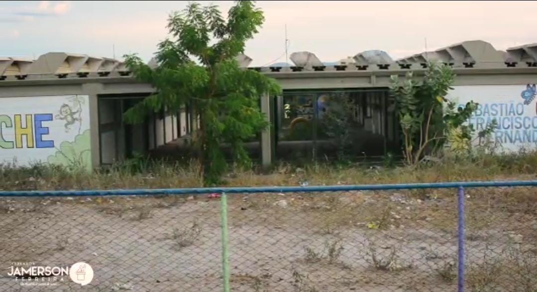 Vereador Jamerson Ferreira denuncia abandono de prédio público e diz que vai solicitar reabertura de creche no conjunto José Mariz