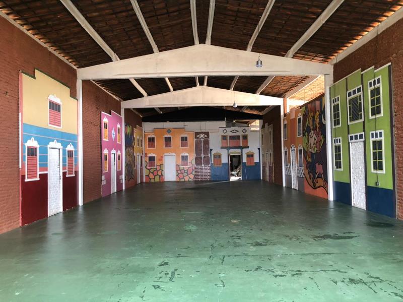 Espaço é reformadopara receber o Galpão Cultural de Patos