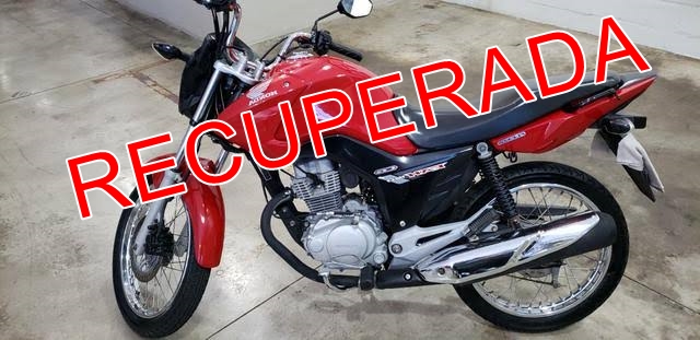 Moto tomada na noite de ontem de assalto aqui em Patos é encontrada abandonada próximo ao Campestre