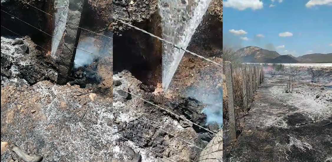 Incêndio rompe adutora e prejudica abastecimento de seis cidades