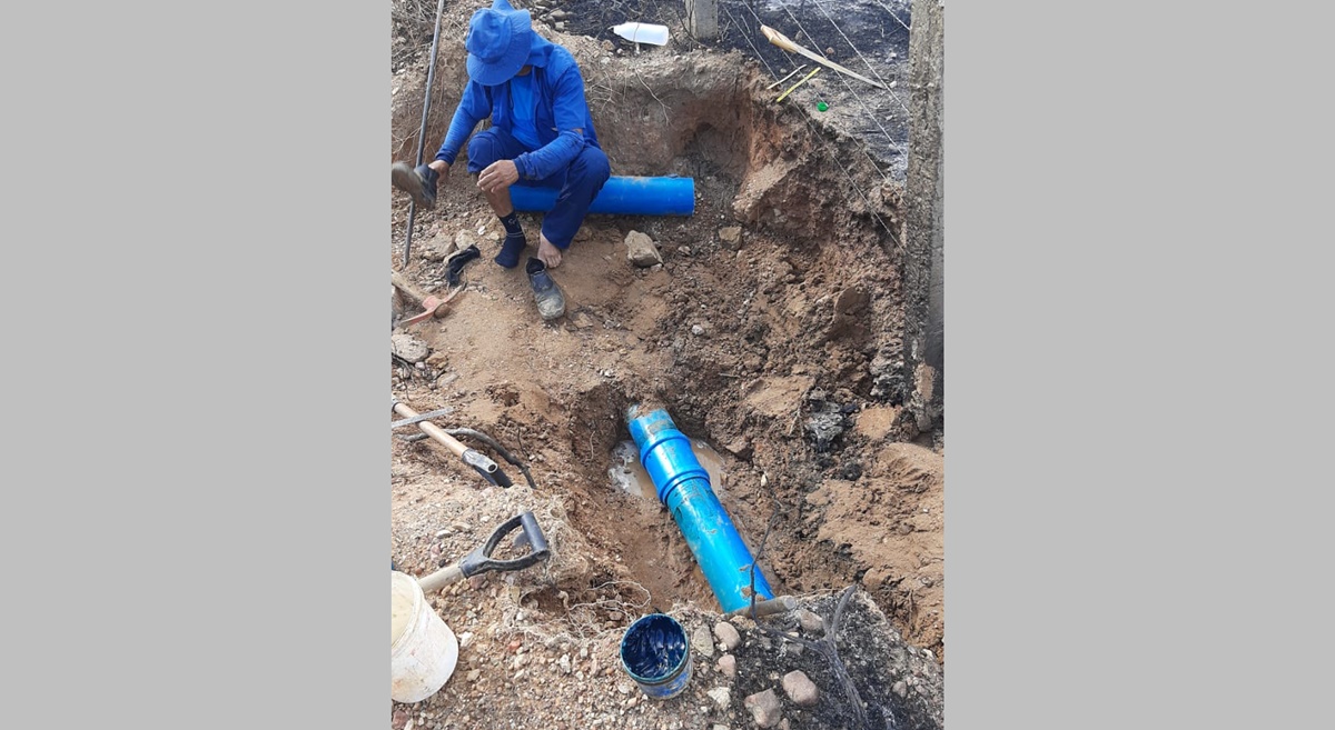 Conserto de adutora que foi danificada com incêndio é concluído pela Cagepa