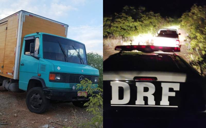 Caminhão roubado foi recuperado após ação de agentes da polícia civil de Patos