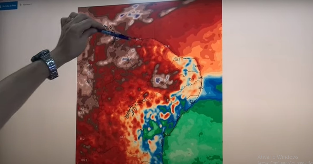 Previsão de chuvas para o sertão da Paraíba se mostra além da média nos próximos 40 dias. Saiba mais.