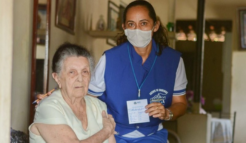 Com a chegada do quarto lote, Prefeitura de Malta começa a vacinar contra Covid-19 idosos acima dos 90 anos