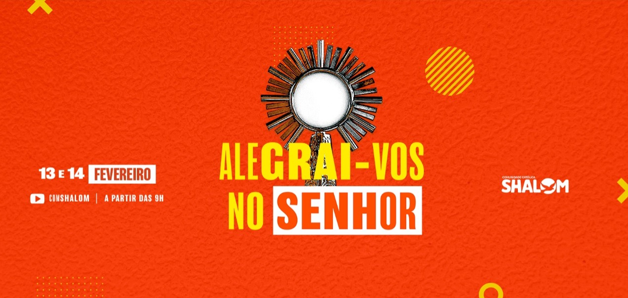 Comunidade católica Shalom realiza em Patos retiro de carnaval online em meio a pandemia