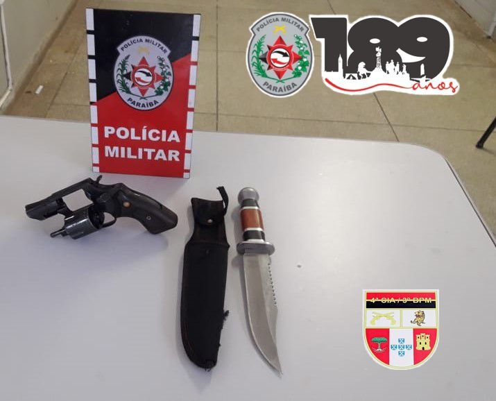 Revólver calibre 38 é apreendido pela Polícia Militar em Teixeira