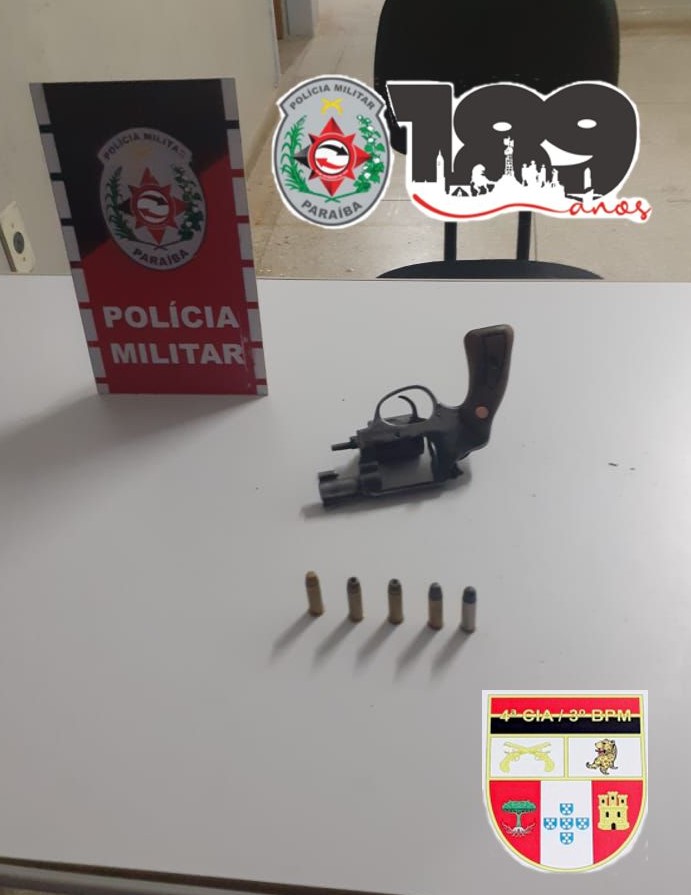 Polícia Militar apreende arma de fogo em Desterro