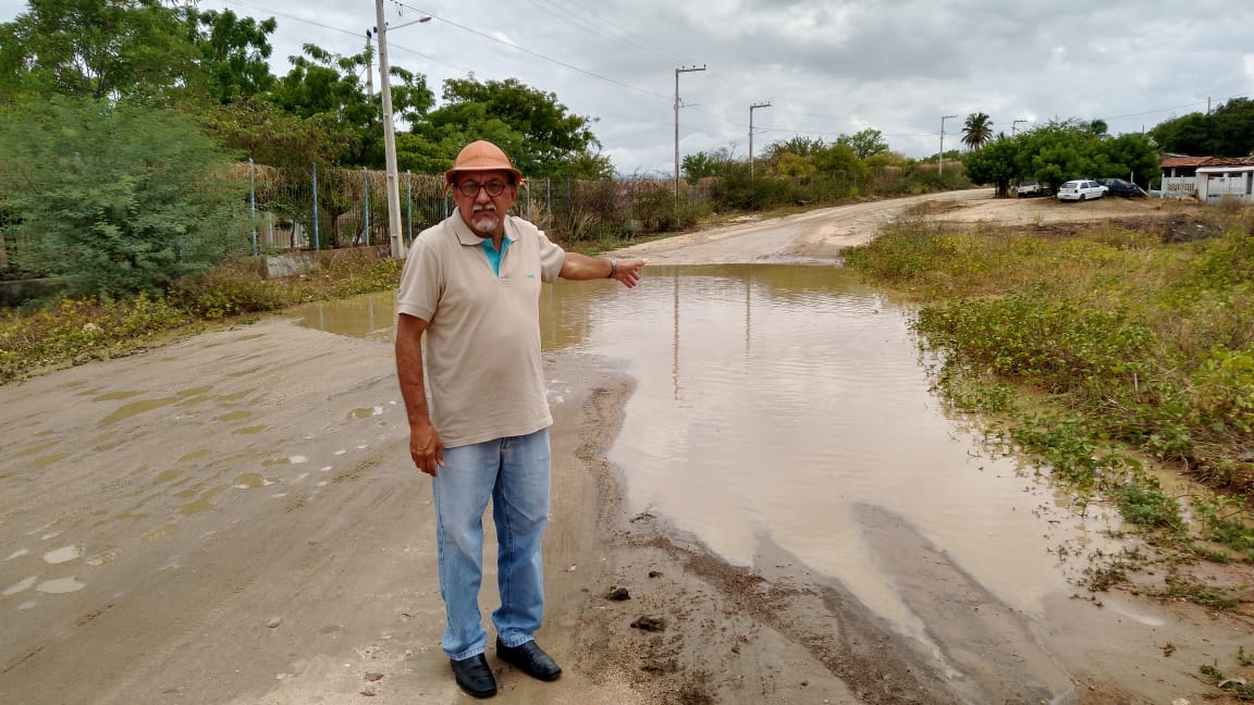 Vereador Zé Gonçalves (PT), defende recuperação do baldo do açude jatobá e estrada que dá acesso a barragem da farinha