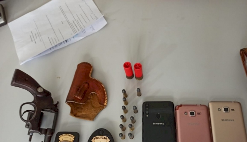 Polícia Civil deflagra 'Operação Cinzas', prende um homem e apreende arma e munições no Vale do Piancó