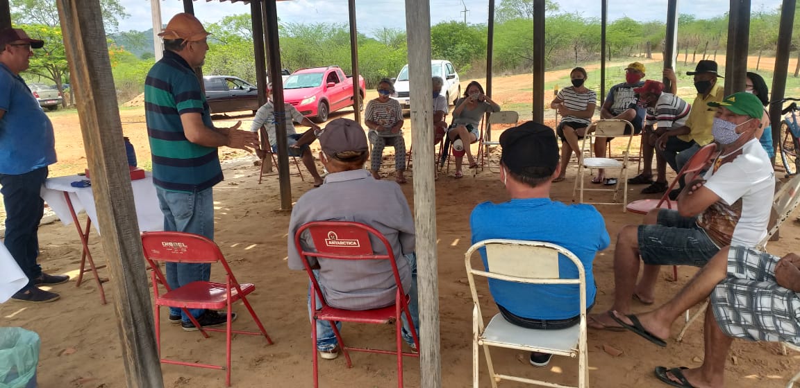 Vereador Zé Gonçalves participa de reunião na Associação Comunitária do sítio Pedra Branca